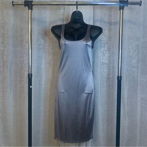 Long Silver Zara Trafaluc Dress